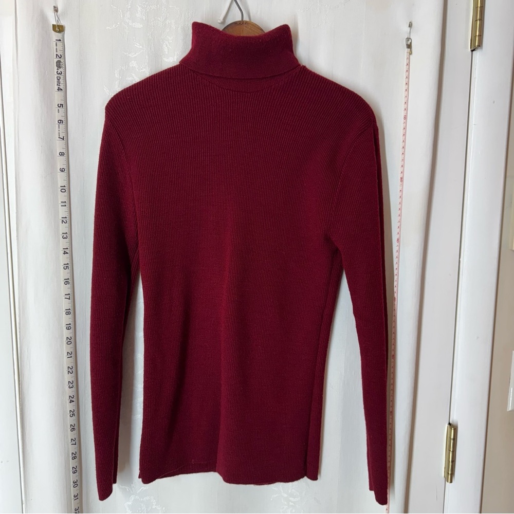 Vintage Men's Gatsby USA by Robert Bruce Red Turtleneck Sweater